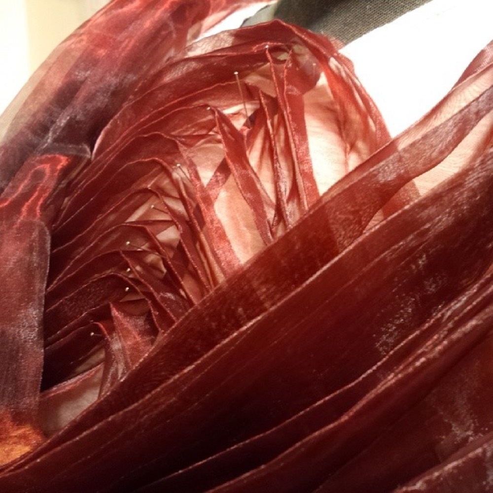 Pleated textile study